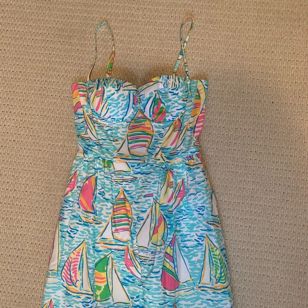 Lilly Pulitzer Sailboat Dress Size 00